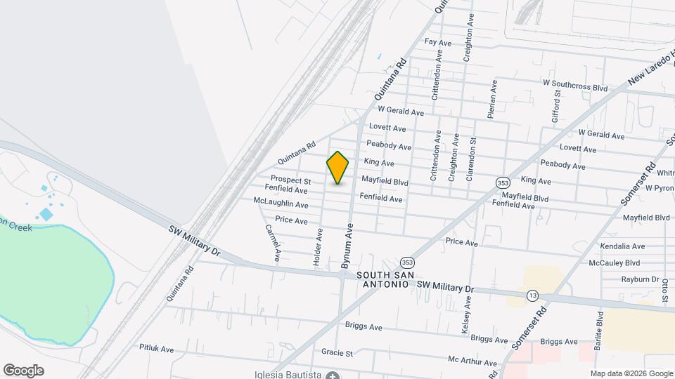 1117 Fenfield Ave Map and Location Details