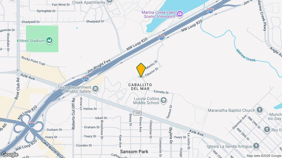 3917 Mantis St Map and Location Details