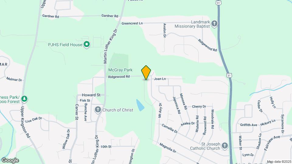 707 Park Ln Map and Location Details