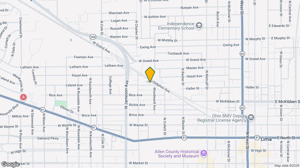 918 Leland Ave Mapa y Detalles de la Ubicación