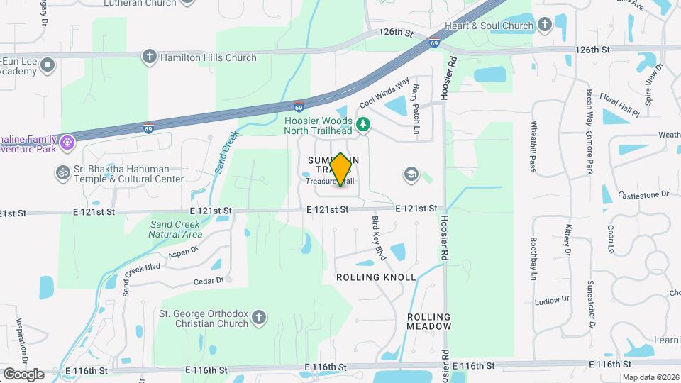 10884 Roundtree Rd Map and Location Details