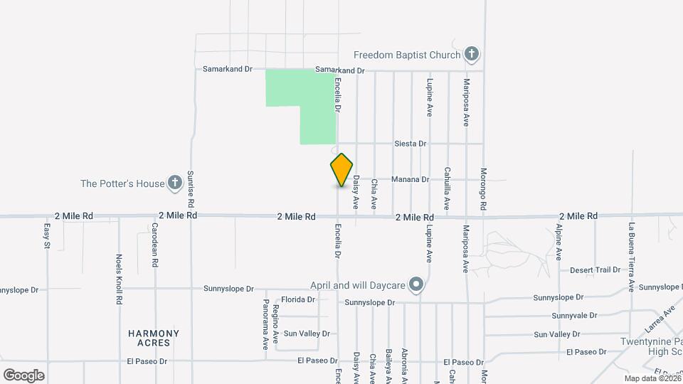 5655 Encelia Dr Map and Location Details