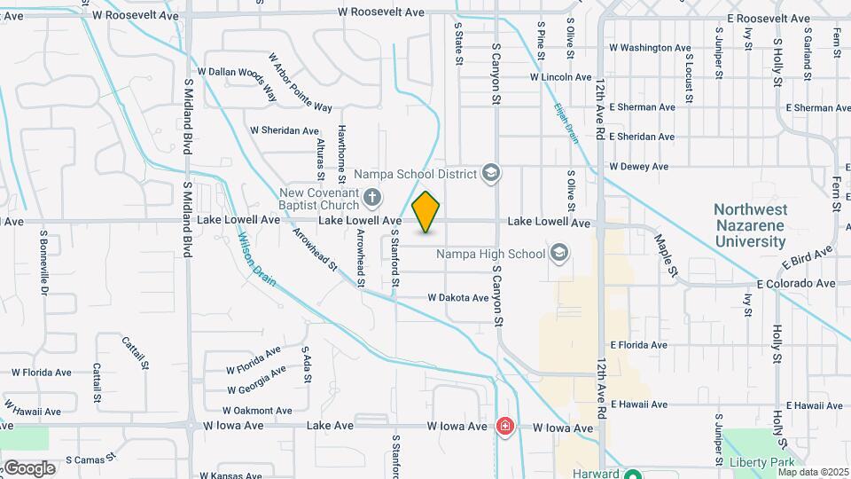 520 W Bird Ave Mapa y Detalles de la Ubicación