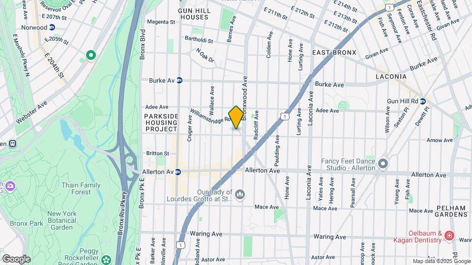 831 Arnow Ave Mapa y Detalles de la Ubicación