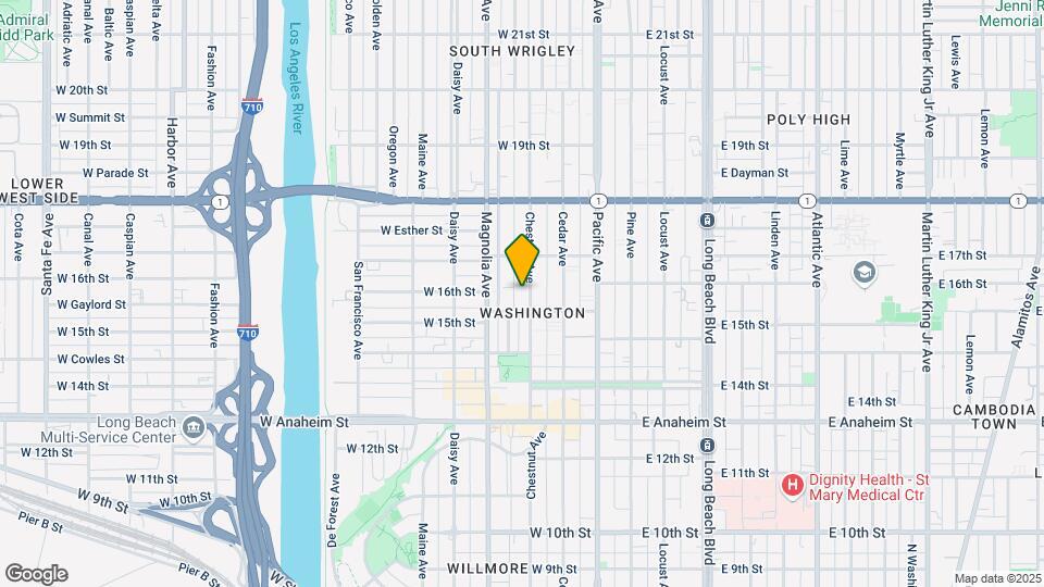 1579 Chestnut Ave Map and Location Details