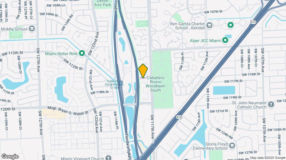 11737 SW 116th Terrace Map and Location Details