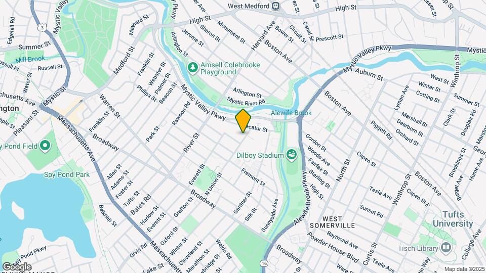 134 N Union St Map and Location Details