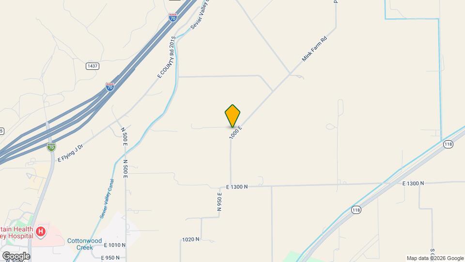 1561 N Mink Farm Rd Mapa y Detalles de la Ubicación