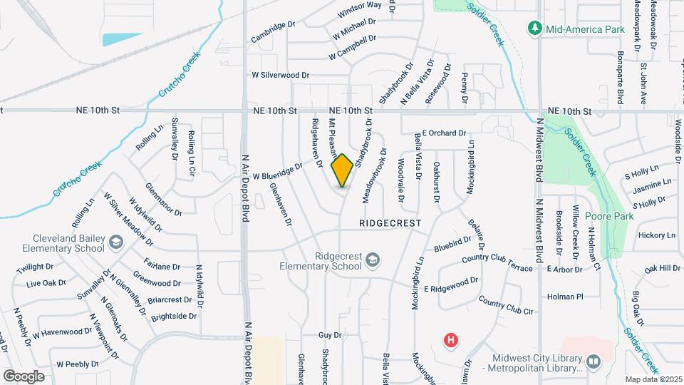 3405 Shadybrook Dr Mapa y Detalles de la Ubicación