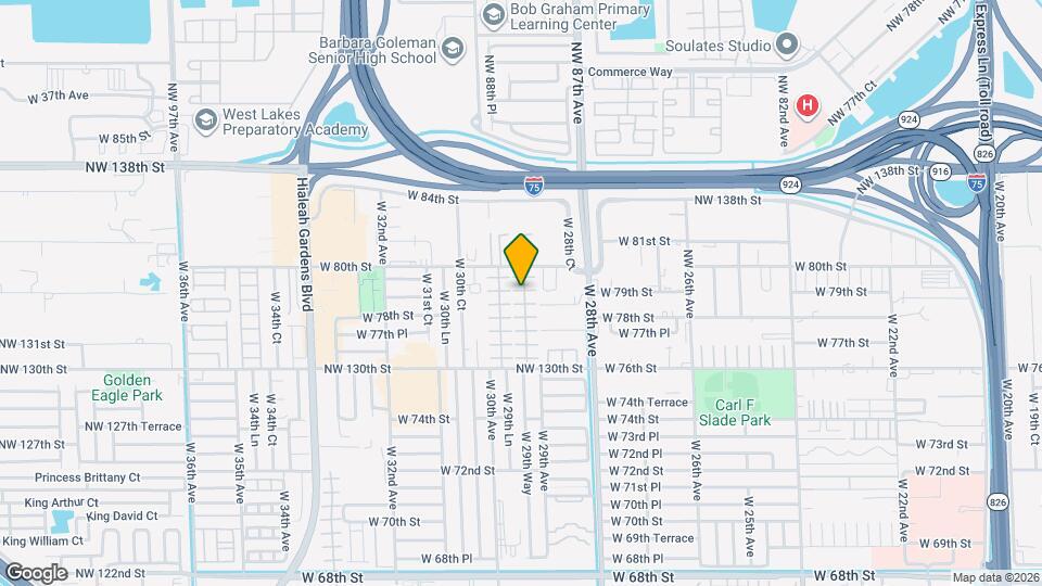 7880 W 29th Way, Unit 201 Mapa y Detalles de la Ubicación