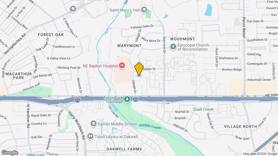 8702 Village Dr, Unit #1207 Map and Location Details