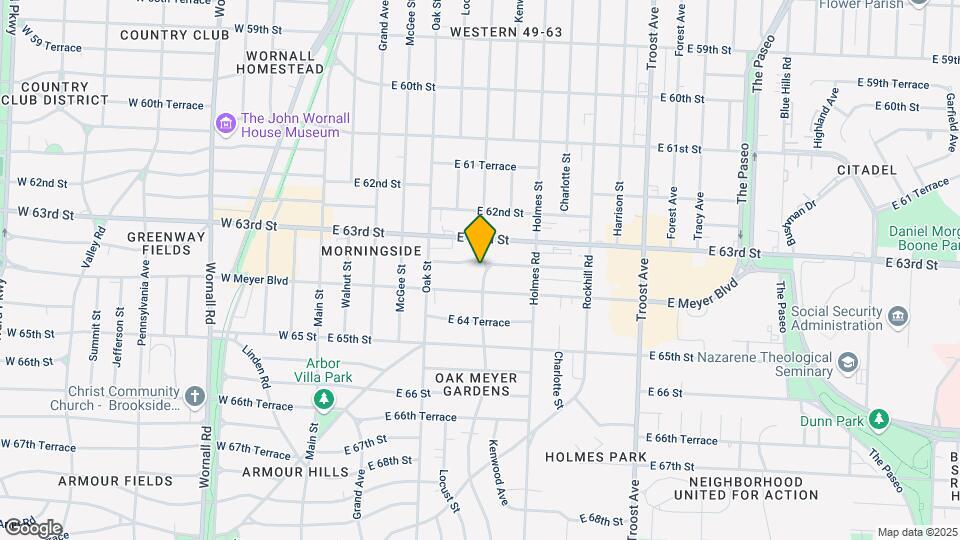 6332 Cherry St Map and Location Details