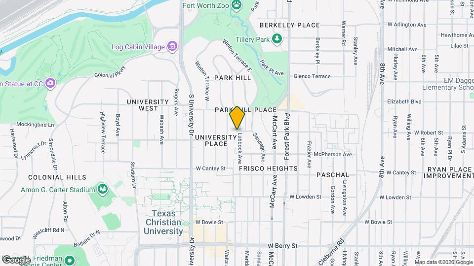 2600 Lubbock Ave Map and Location Details
