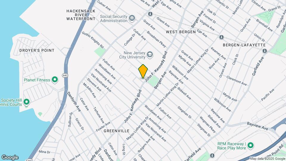 1971 John F. Kennedy Blvd Map and Location Details