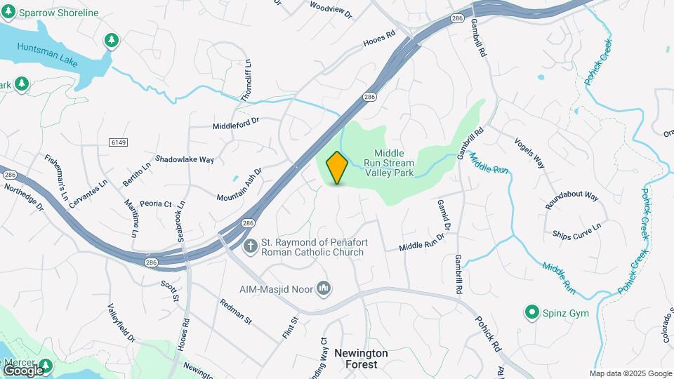 7700 Newington Forest Ave Map and Location Details
