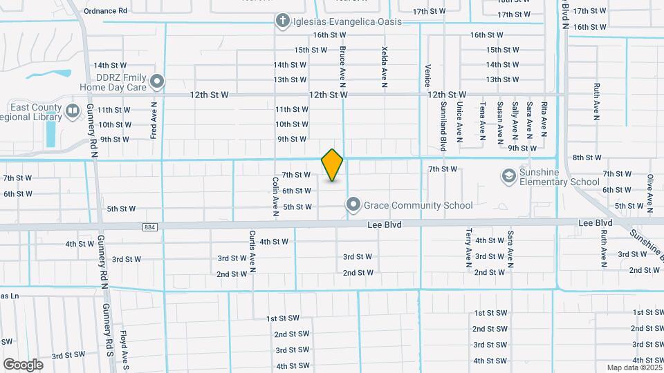 3806 6th St W Map and Location Details