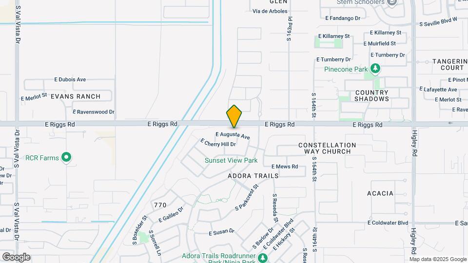 2482 E Augusta Ave Map and Location Details
