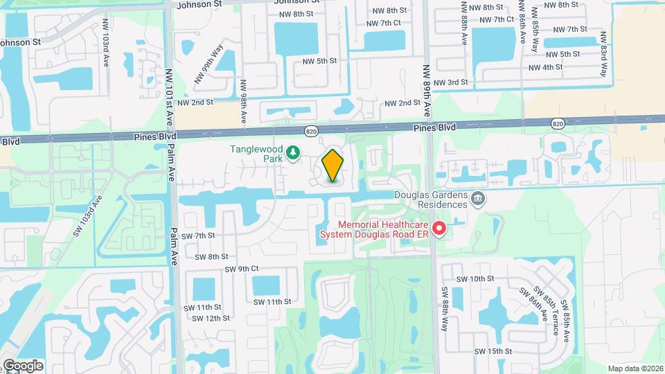 9458 Palm Cir S Map and Location Details