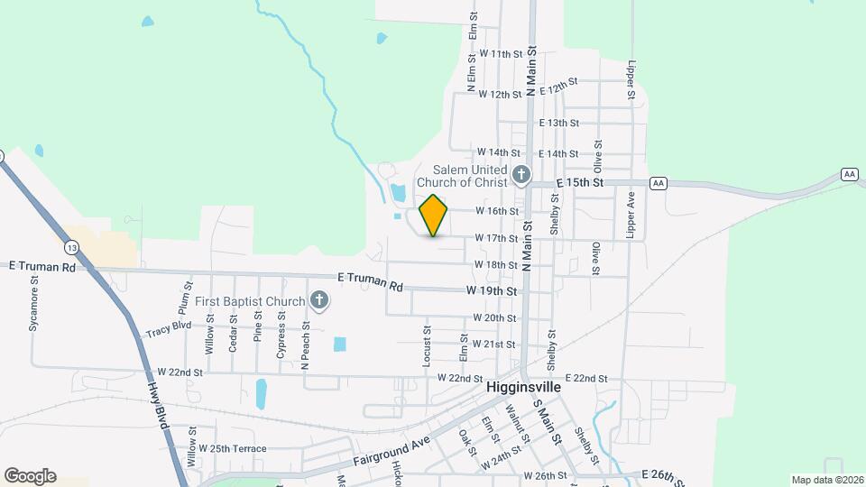 217 W 17th St Mapa y Detalles de la Ubicación