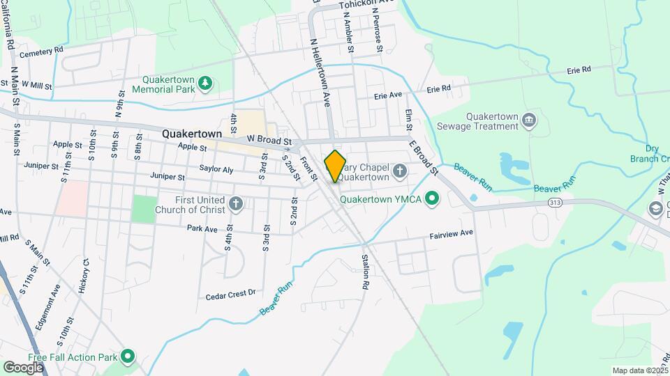 122 S Hellertown Ave Map and Location Details