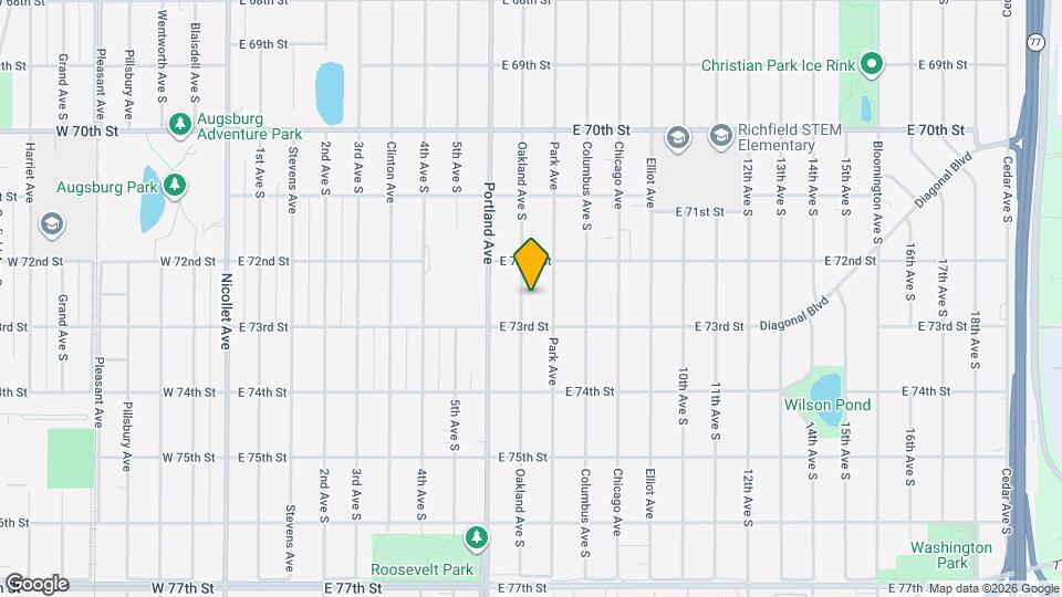 7227 Oakland Ave S Mapa y Detalles de la Ubicación