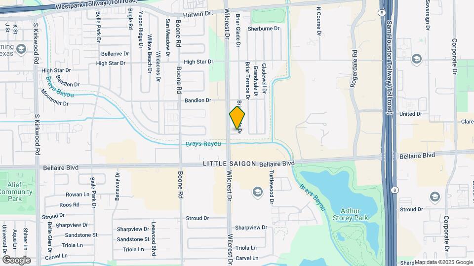 6634 Briar Glade Dr Map and Location Details