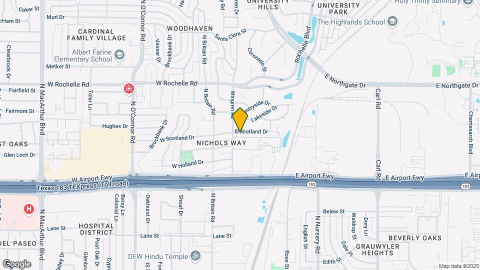 208 E Scotland Dr Map and Location Details