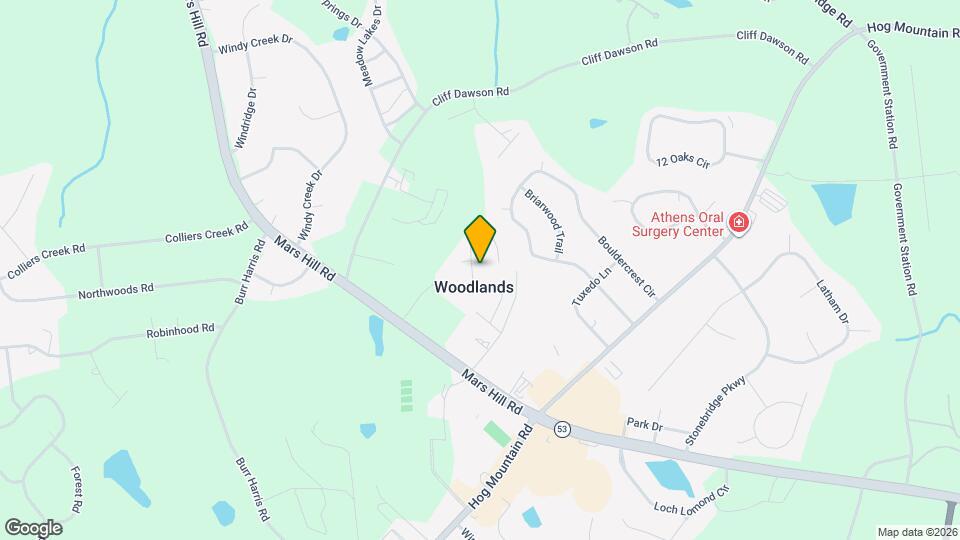 1140 Woodlands Rd Mapa y Detalles de la Ubicación