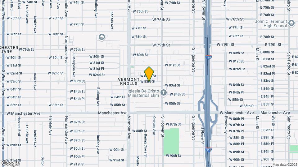 850 W 83rd St Map and Location Details
