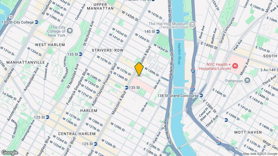 63 W 137th St Map and Location Details