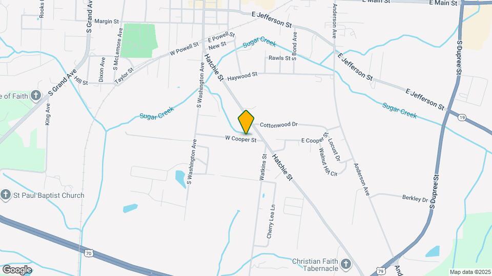 319 W Cooper St Map and Location Details