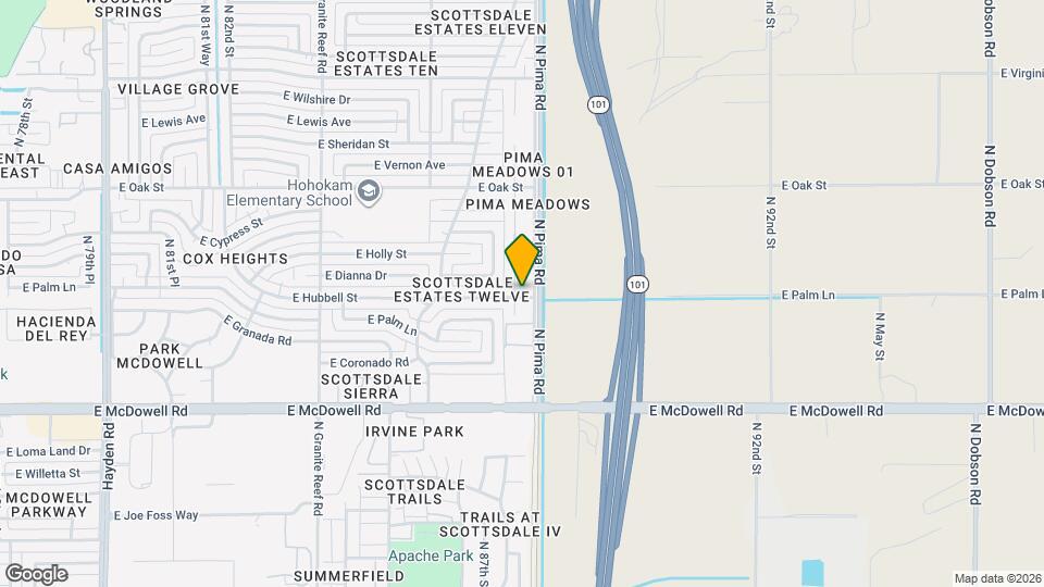 2001 N 87th Way Map and Location Details