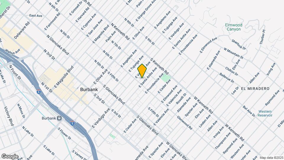 611 E Santa Anita Ave Mapa y Detalles de la Ubicación