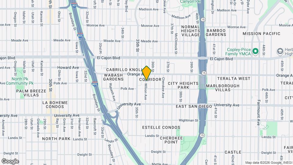 4139 Wilson Ave Map and Location Details