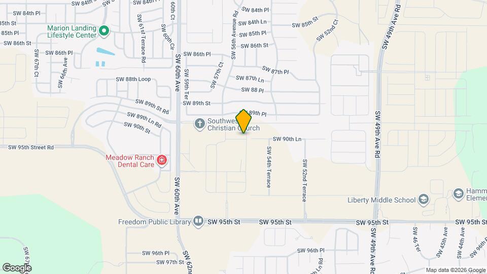 5621 SW 90th Ln Map and Location Details