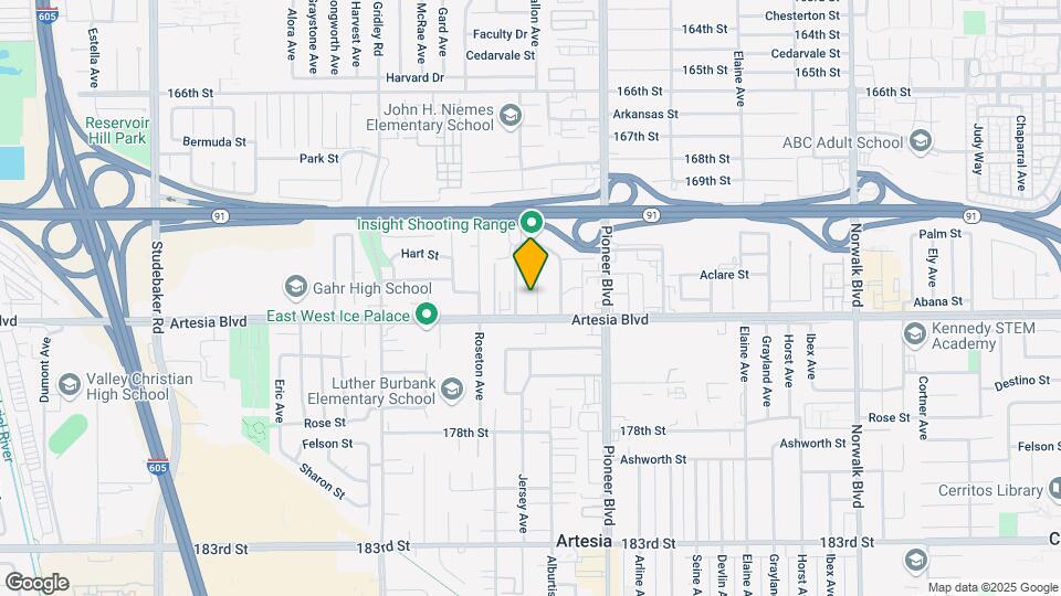 17313 Flallon Ave Map and Location Details