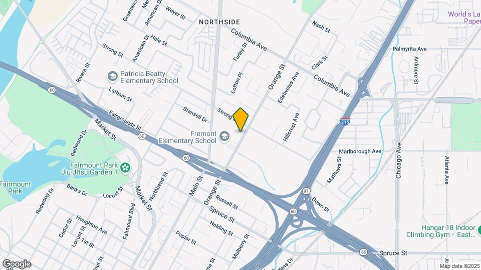 1721 Orange St Map and Location Details