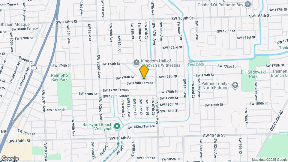 8785 SW 176th Terrace Map and Location Details