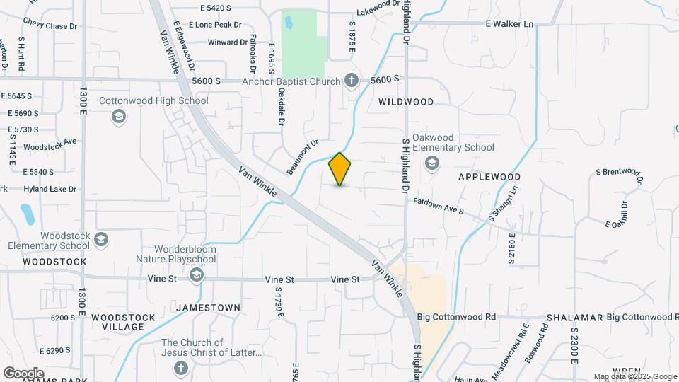 1868 E Charleston Ln Map and Location Details