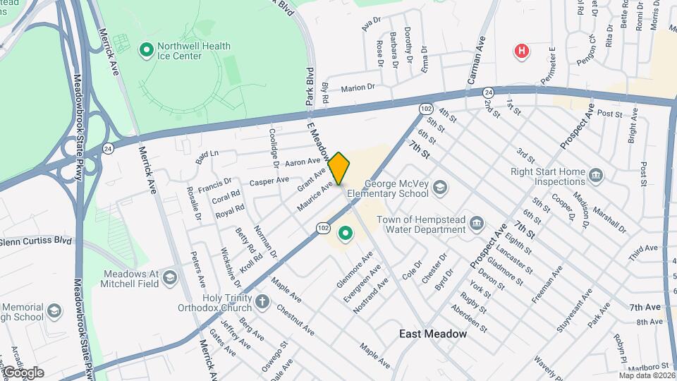 114 E Meadow Ave Mapa y Detalles de la Ubicación