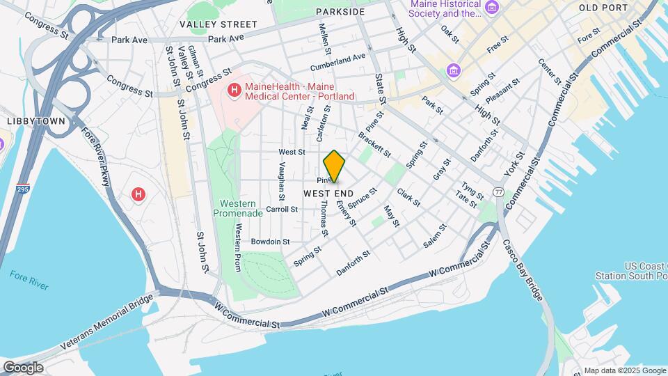 124 Emery St Mapa y Detalles de la Ubicación
