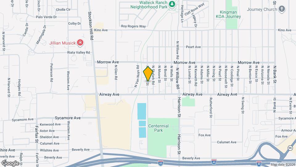 3532 N Burbank St Map and Location Details