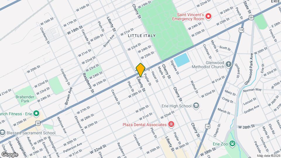 2619 Liberty St Map and Location Details