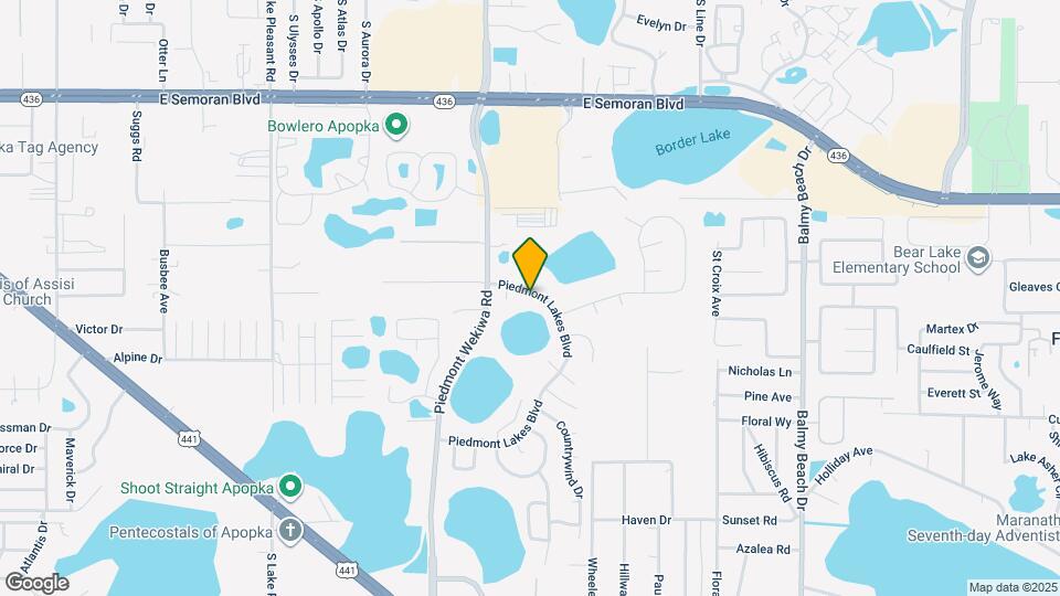 2410 Piedmont Lakes Blvd Mapa y Detalles de la Ubicación