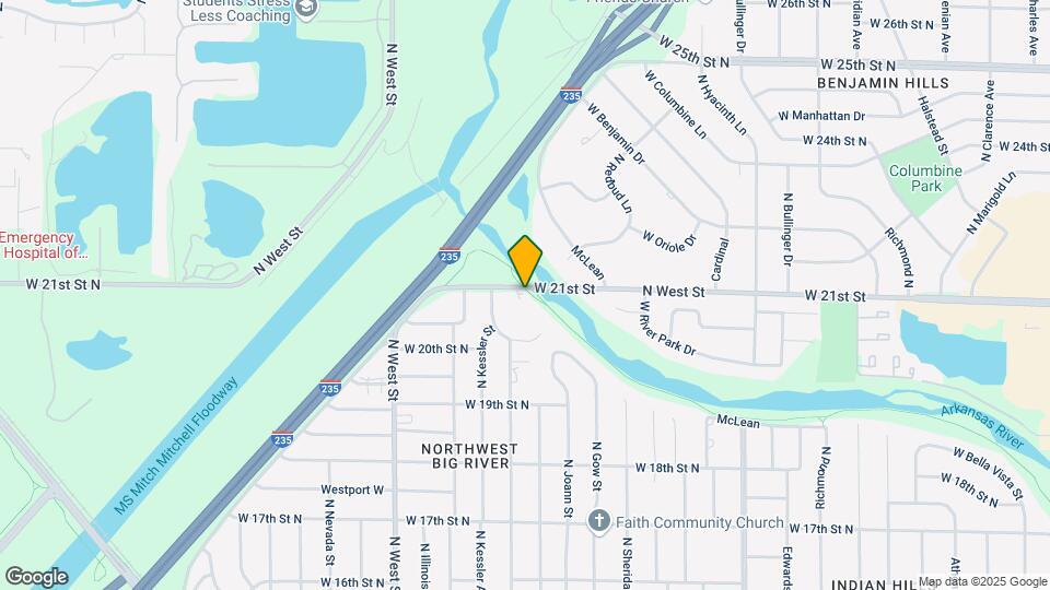 3501 W 21st St, Unit 2 Map and Location Details