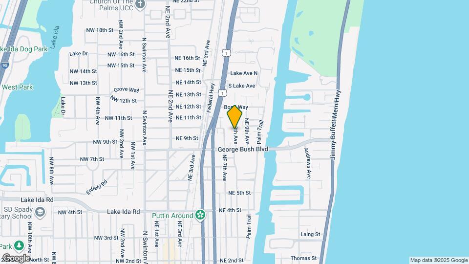 1010 NE 8th Ave Map and Location Details