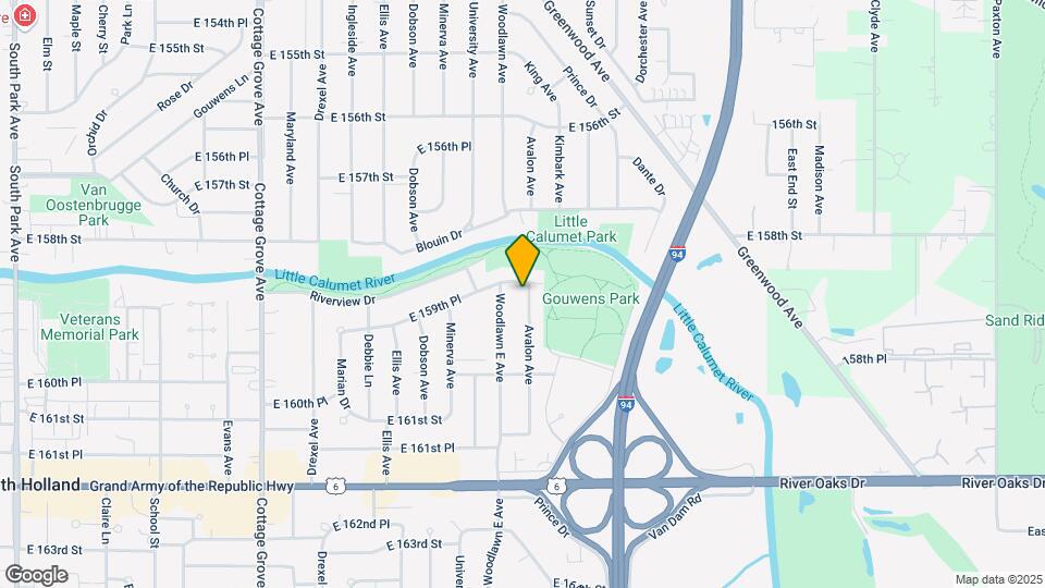 15906 Avalon Ave Map and Location Details