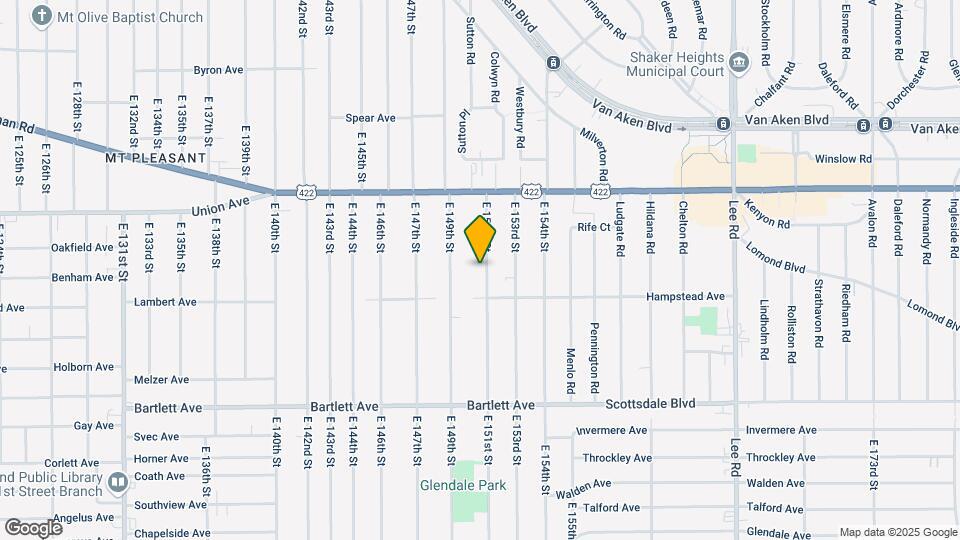 3584 E 151st St Map and Location Details