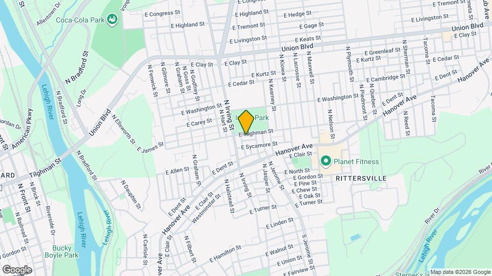 926 E Tilghman St Map and Location Details