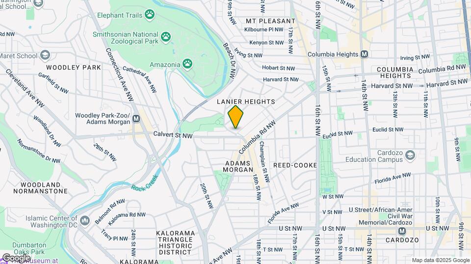 2611 Adams Mill Rd NW Map and Location Details